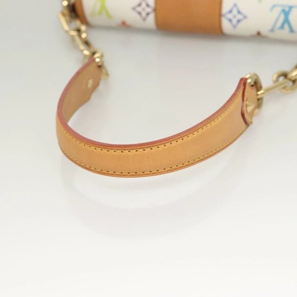 LOUIS VUITTON Monogram Multicolor Patty Shoulder Bag White M40305 Auth 127416V - Picture 7 of 16